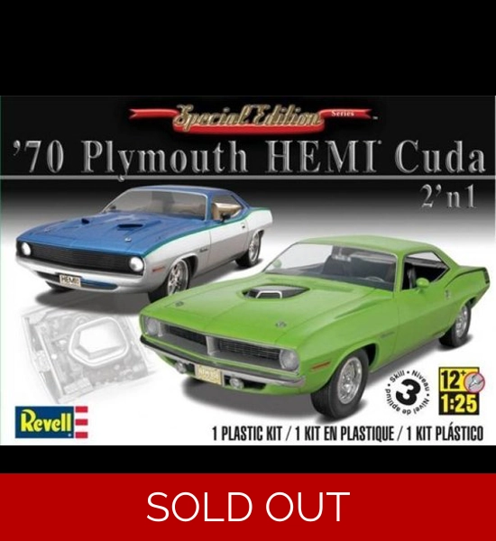 Revell 2'n 1 1970 Plymouth Hemi Cuda Model Kit